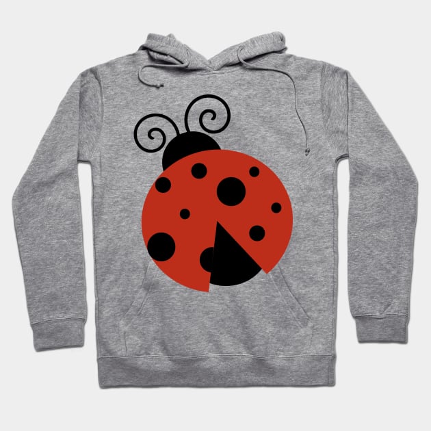 Ladybug, Red Ladybug, Cute Ladybug, Ladybird Hoodie by Jelena Dunčević